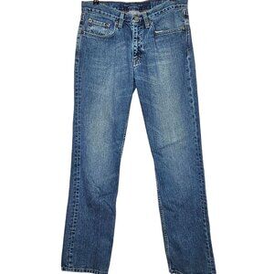 Mens Banana Republic Straight Fit Blue‎ Denim Jeans Size 30x32 Classic Cotton